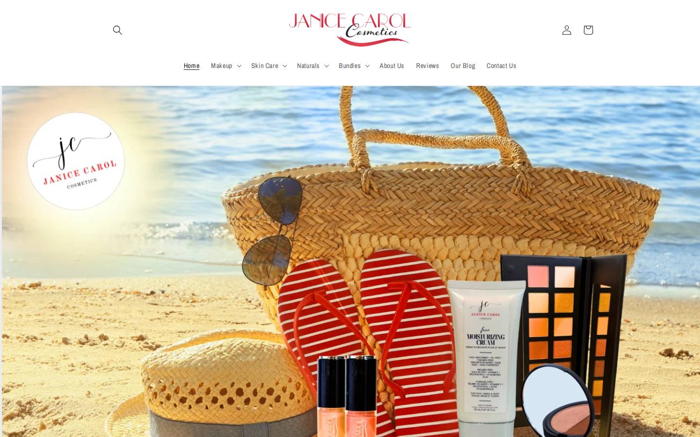 janicecarolcos.com homepage screenshot