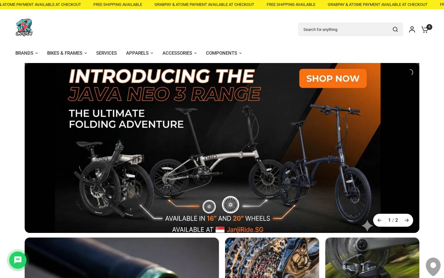 janjiride.com homepage screenshot