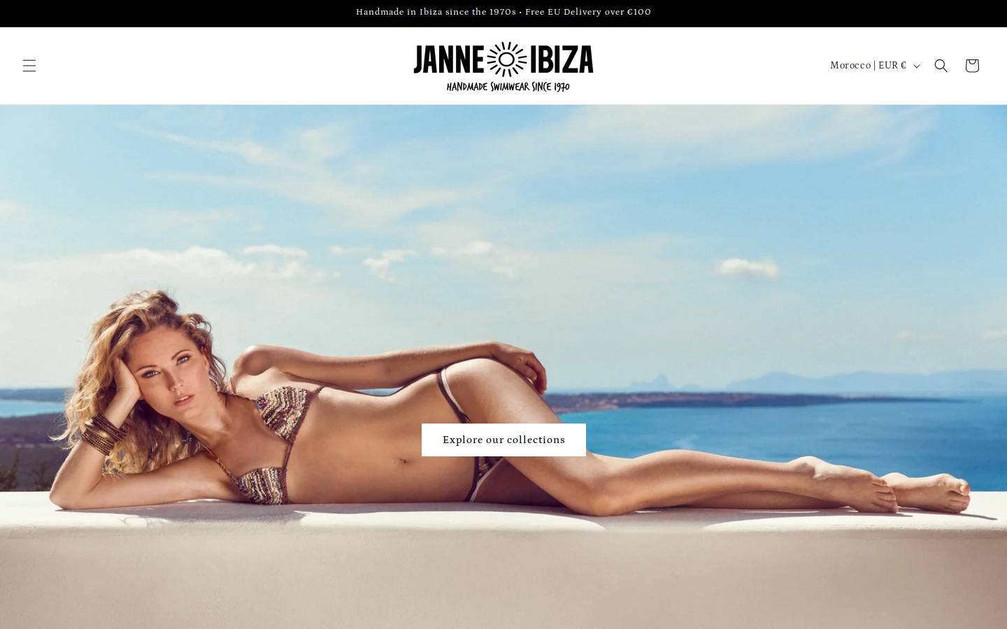 janneibiza.es homepage screenshot