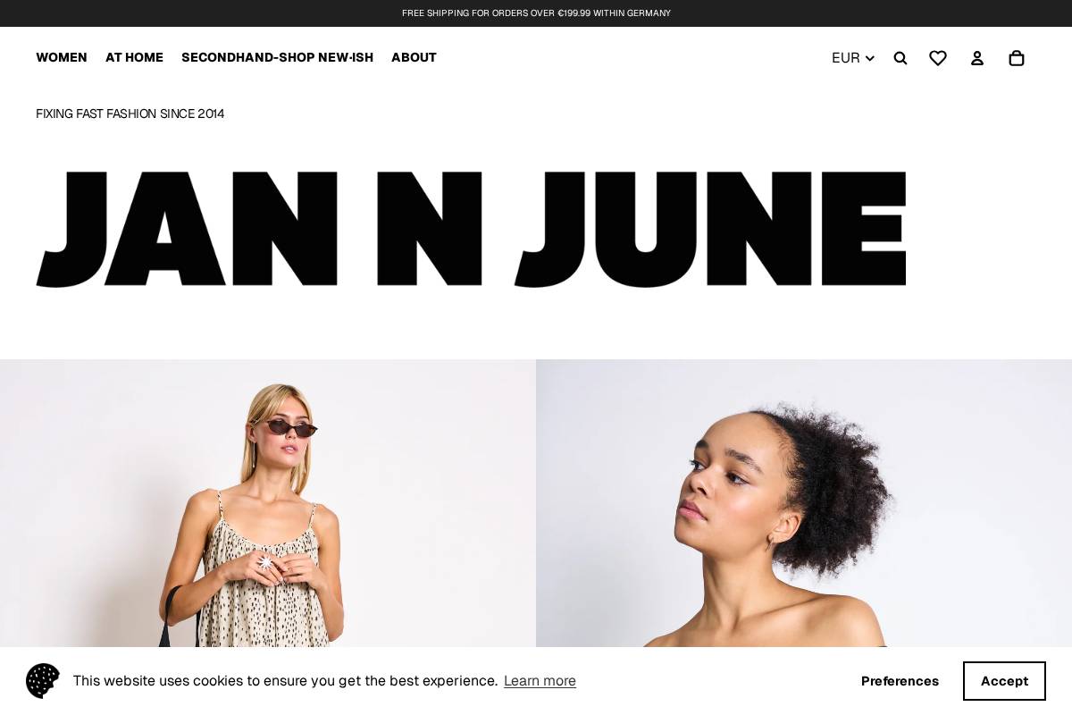 jannjune.com homepage screenshot