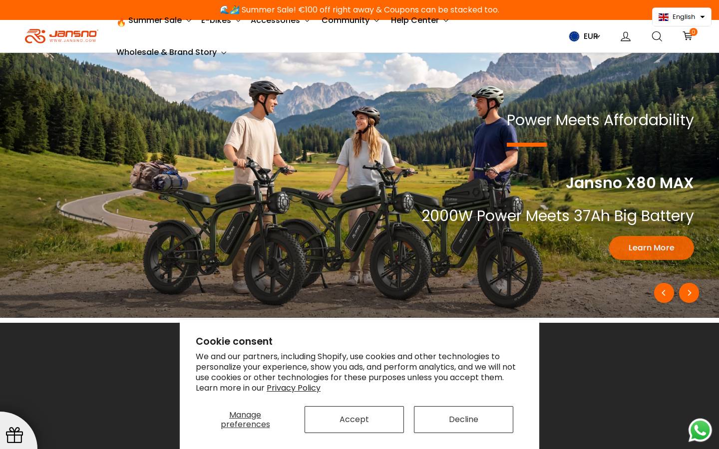 jansno.com homepage screenshot