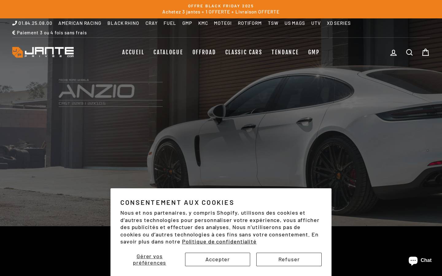 Jante Privee homepage screenshot