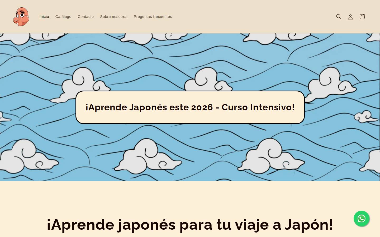 japaneseformoockies.com homepage screenshot