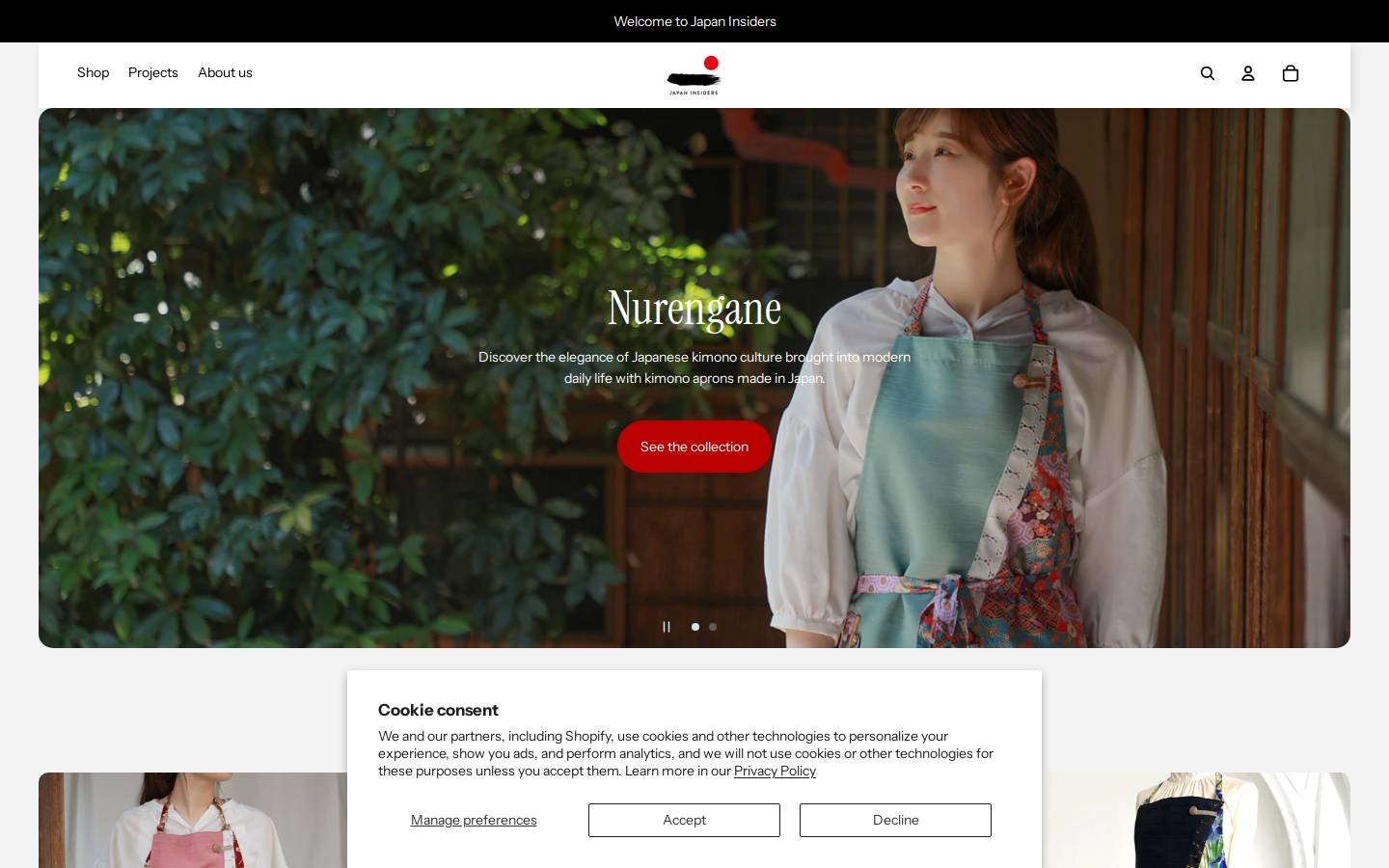 japaninsiders.com homepage screenshot