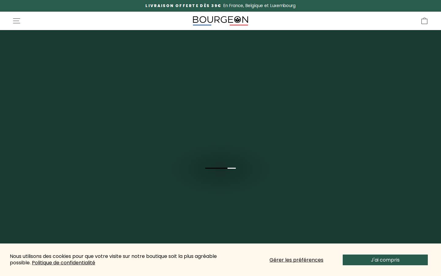 Jardinerie Bourgeon homepage screenshot