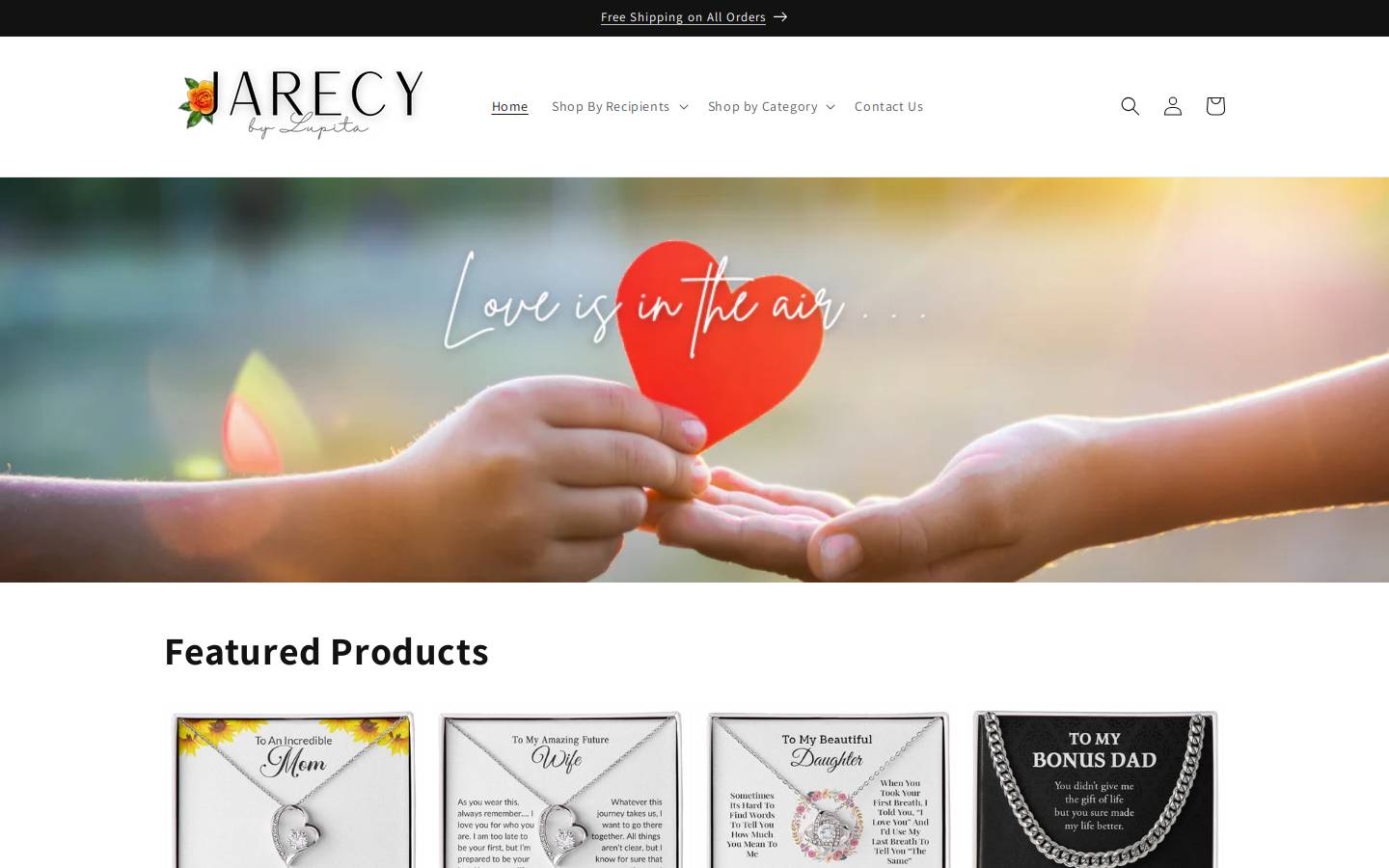 jarecy.com homepage screenshot