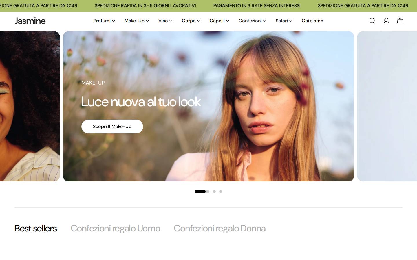 Jasmine homepage screenshot