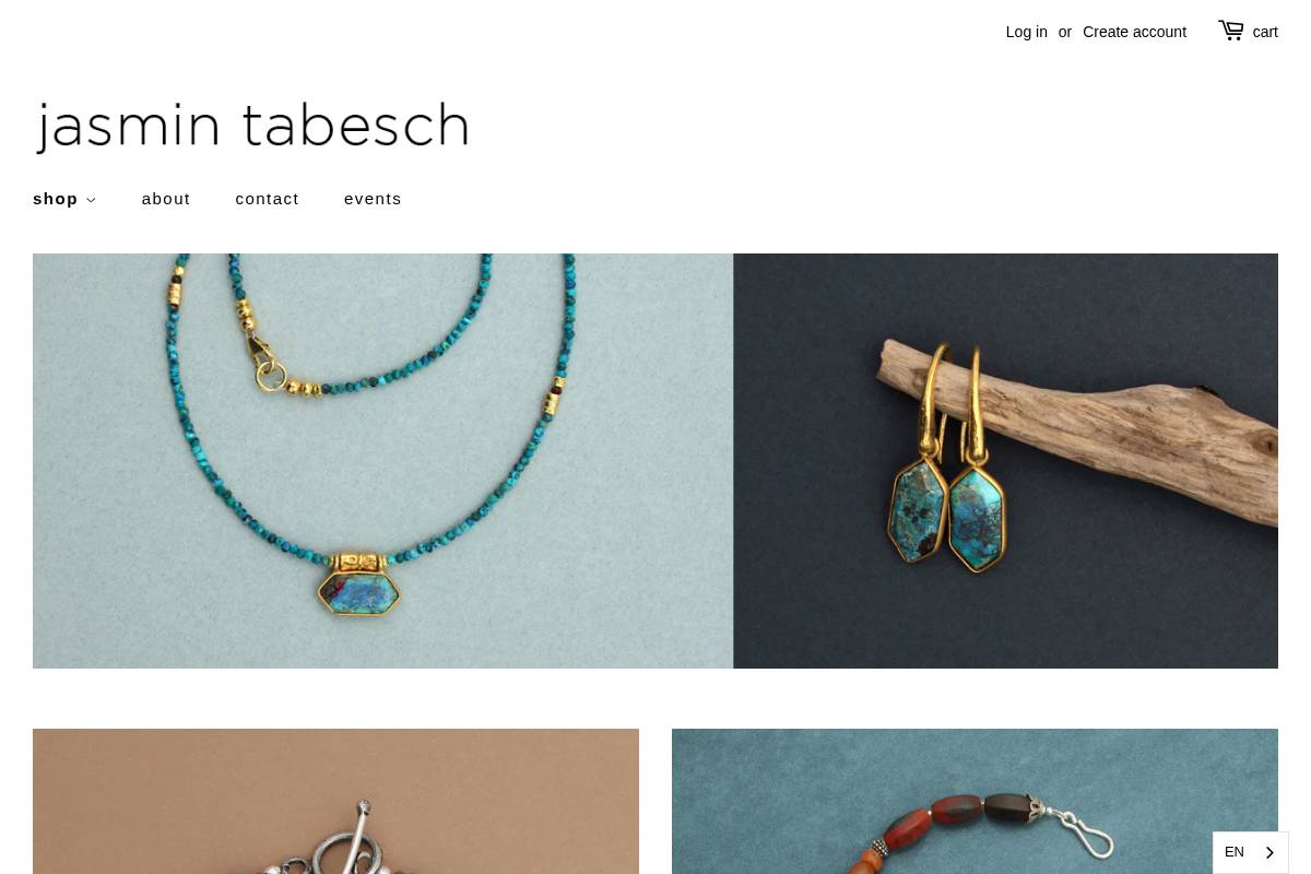 jasmintabeschdesign.com homepage screenshot