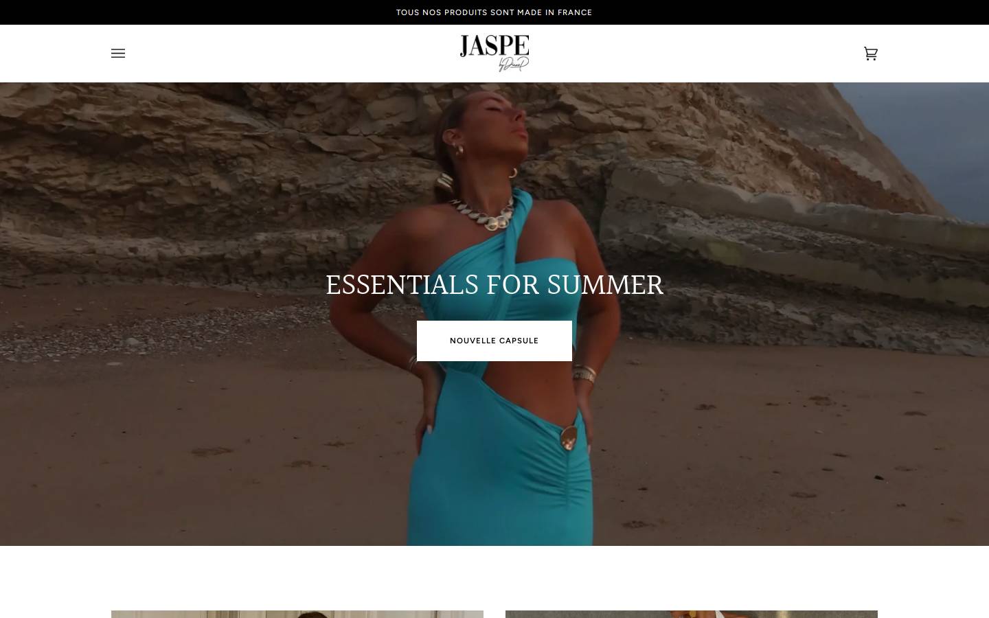 Jaspebydiane homepage screenshot