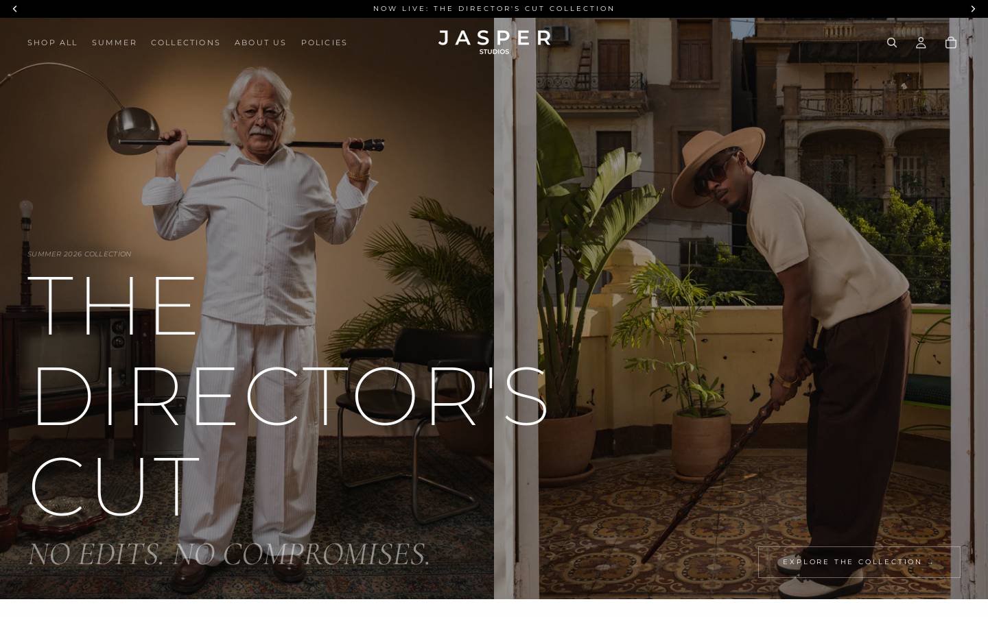 jasper-eg.com homepage screenshot