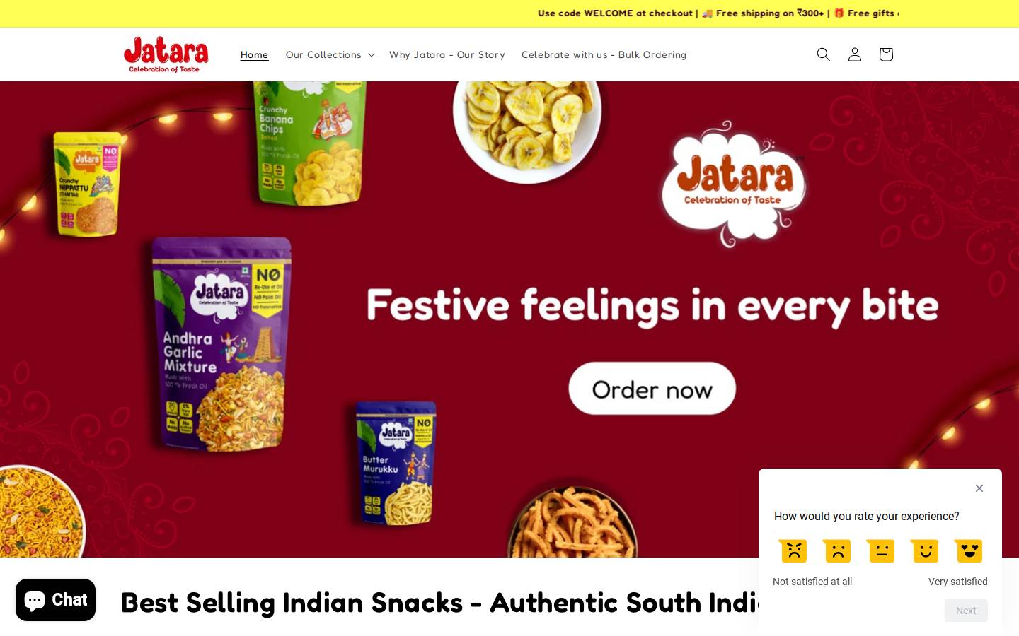 jatara.in homepage screenshot