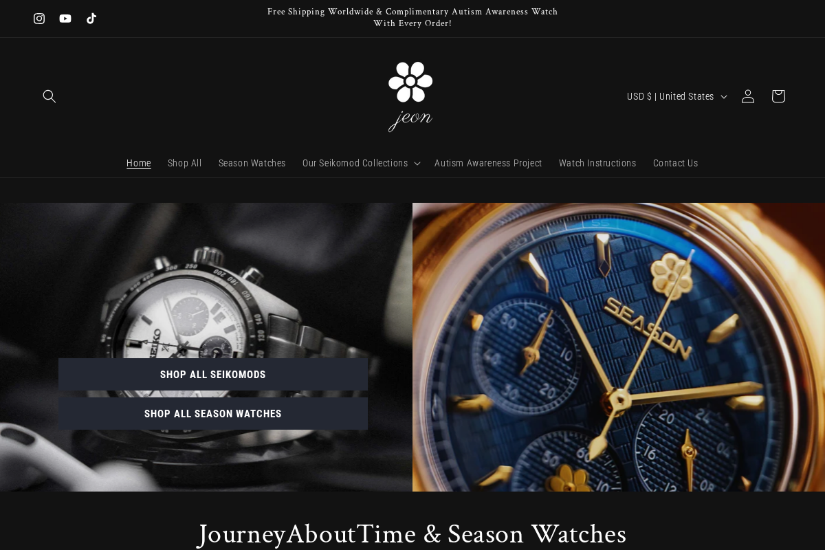 jatwatches.com homepage screenshot