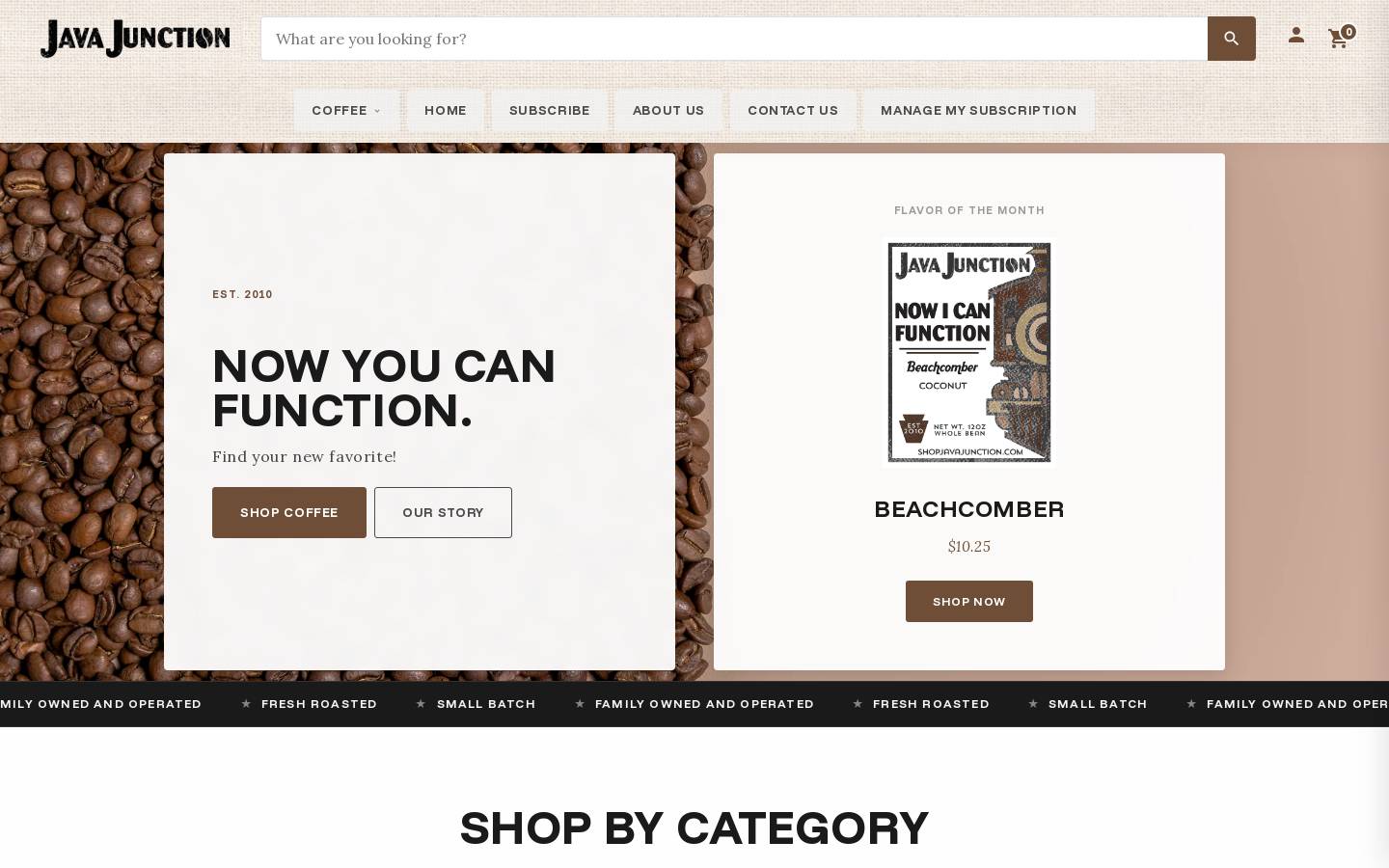 javajunction-online.com homepage screenshot