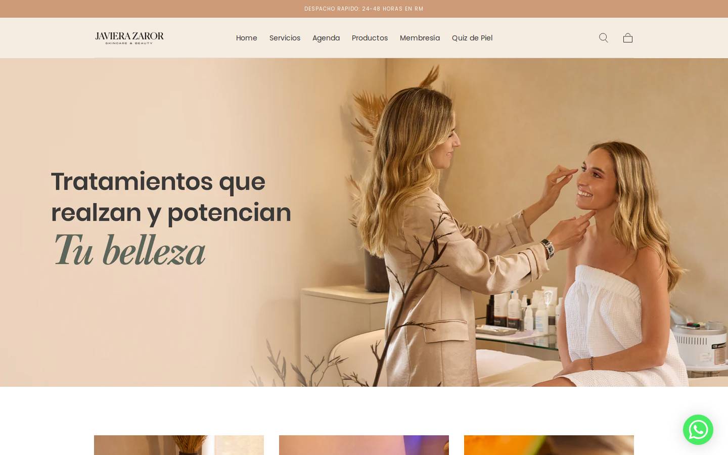 javierazaror.com homepage screenshot
