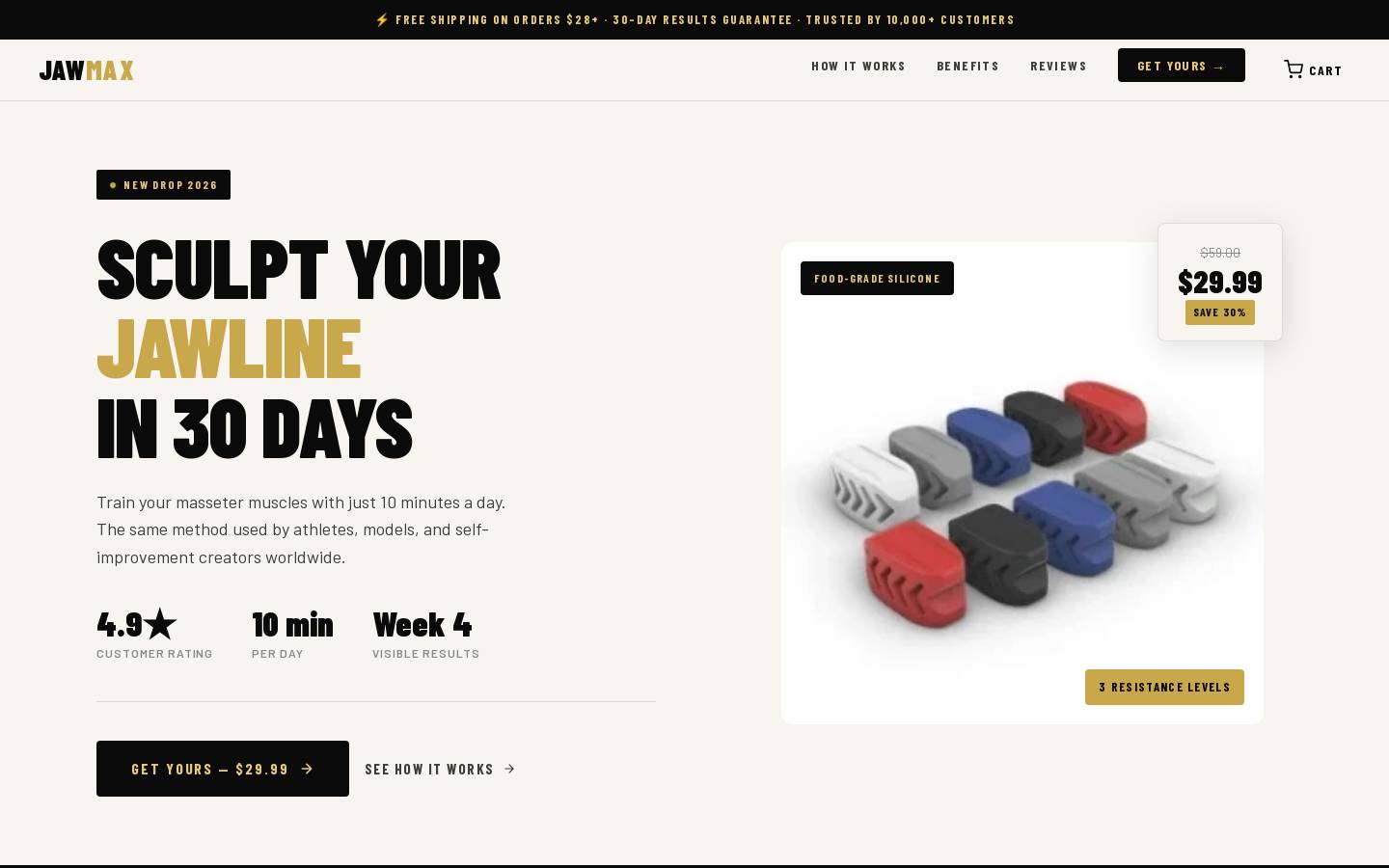 jawmax.co homepage screenshot