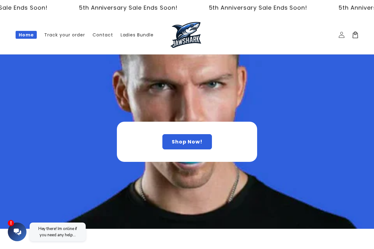 Jawshark homepage screenshot