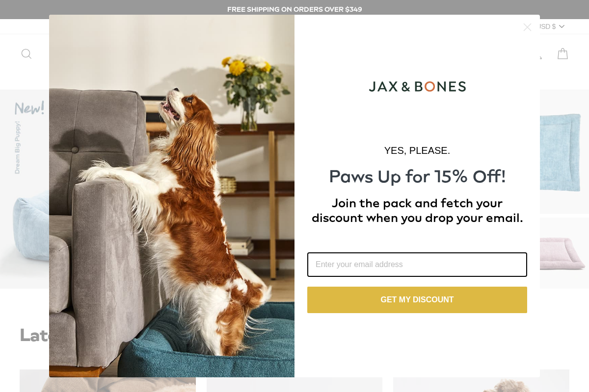 jaxandbones.com homepage screenshot