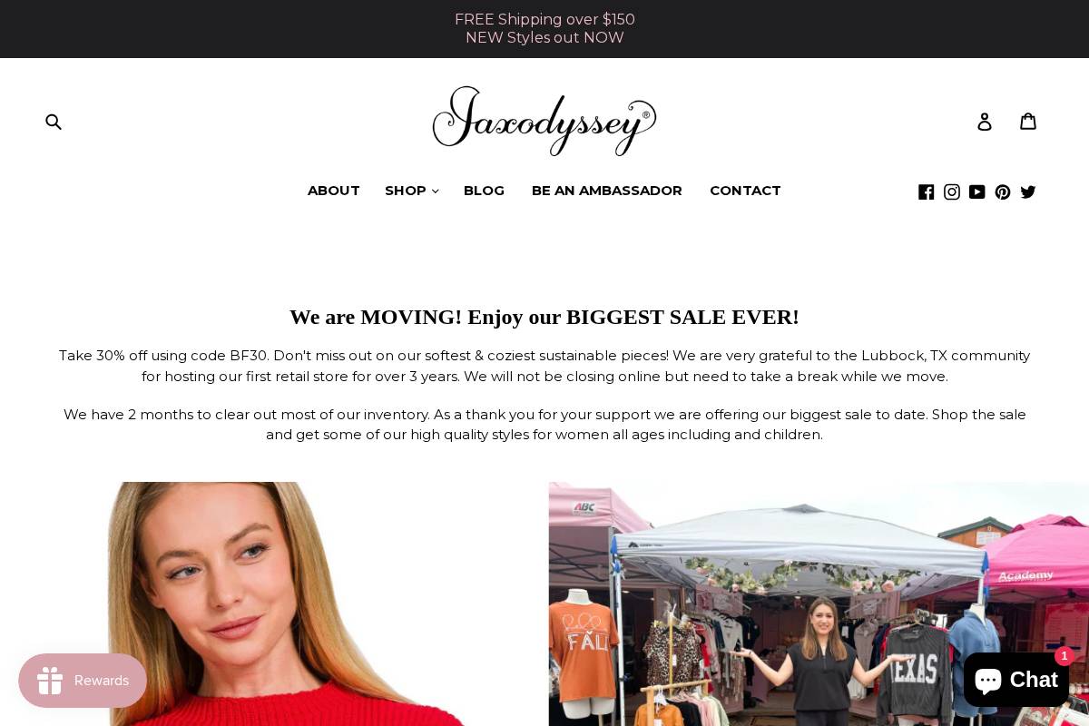 jaxodyssey.com homepage screenshot