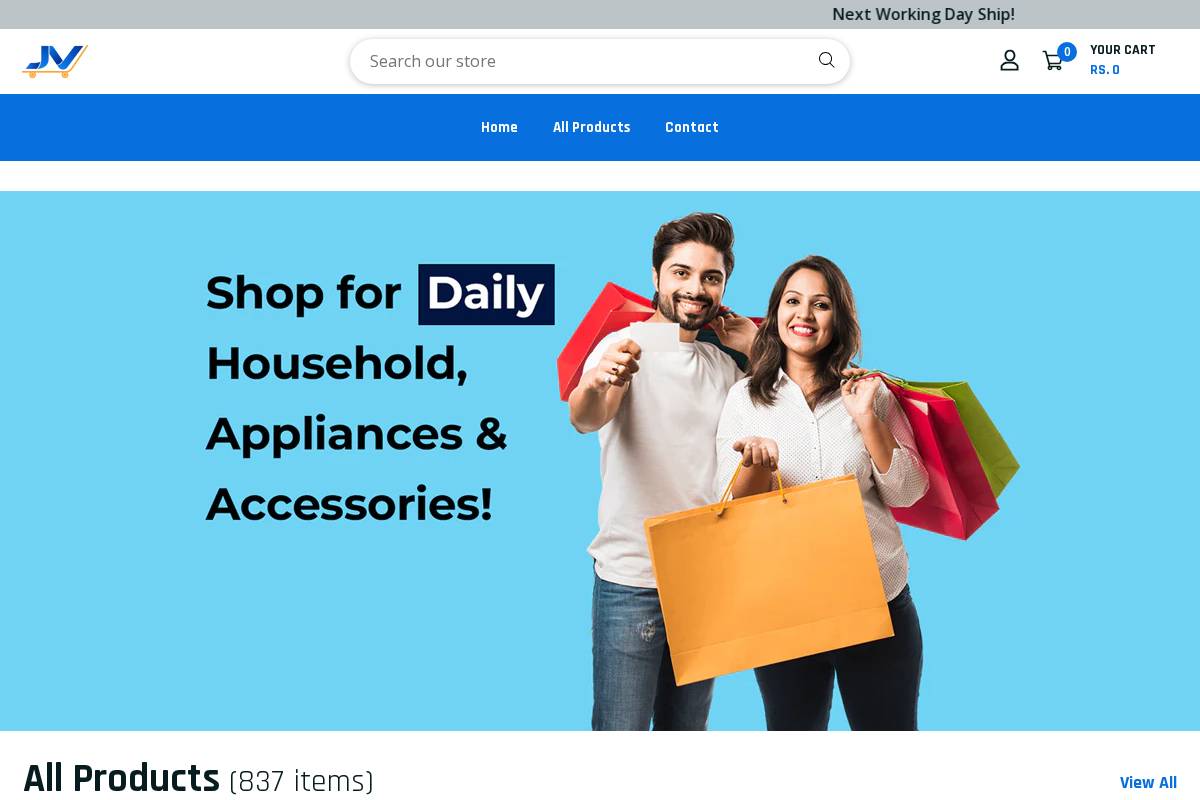 jayeshvariety.com homepage screenshot