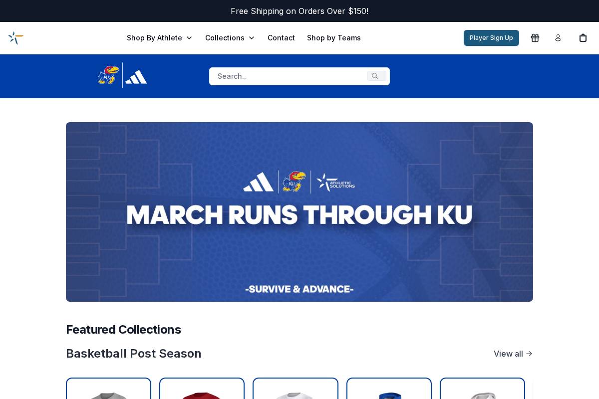 jayhawknilmerch.com homepage screenshot