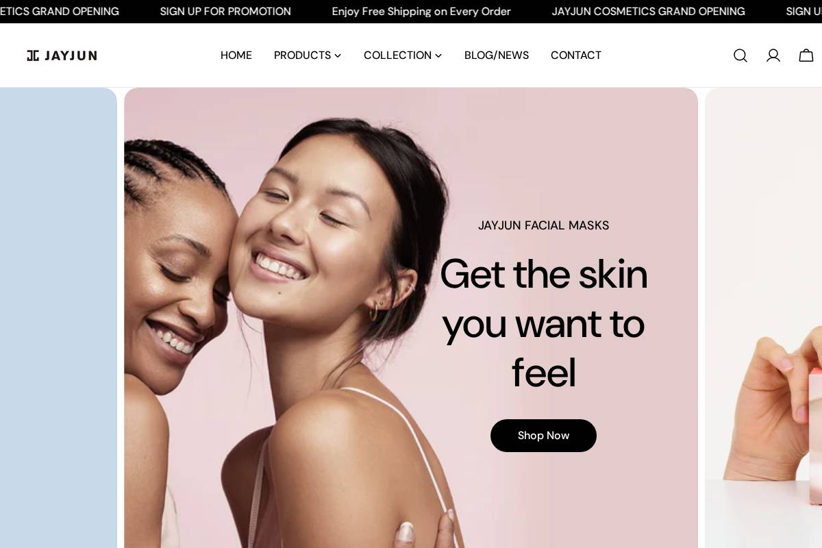 jayjun-usa.com homepage screenshot