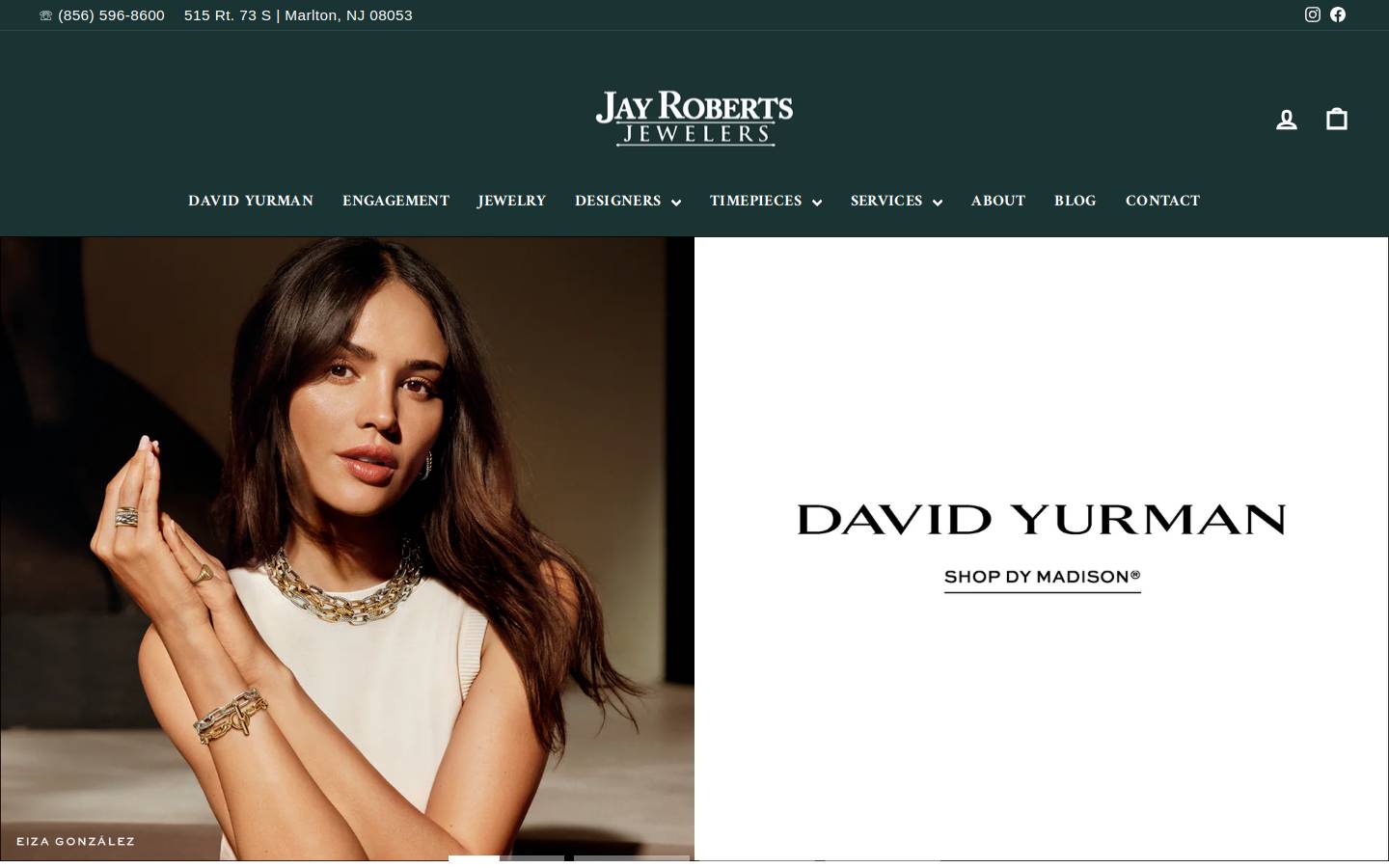 jayrobertsjewelers.com homepage screenshot