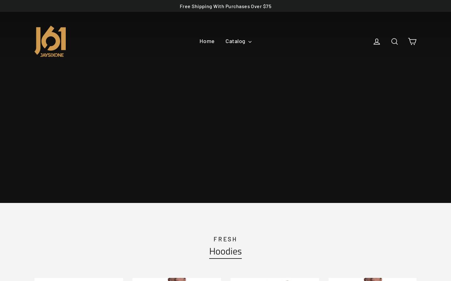 jaysixone.com homepage screenshot