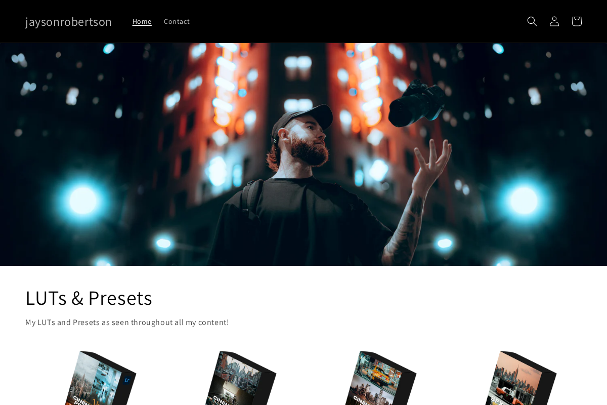 jaysonrobertson homepage screenshot