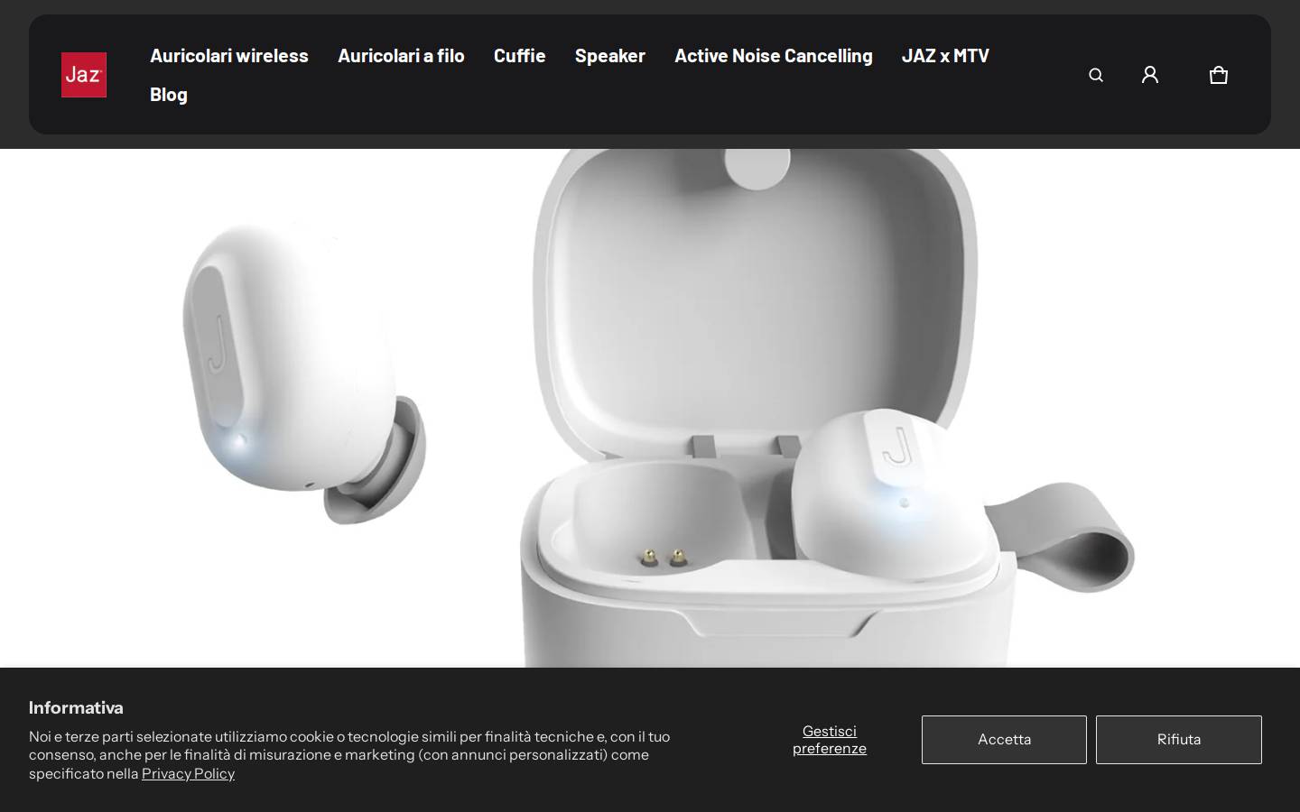 jaz-music.com homepage screenshot