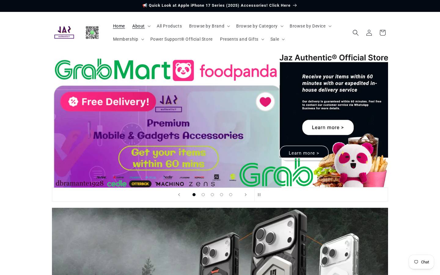jazauthentic.com.sg homepage screenshot