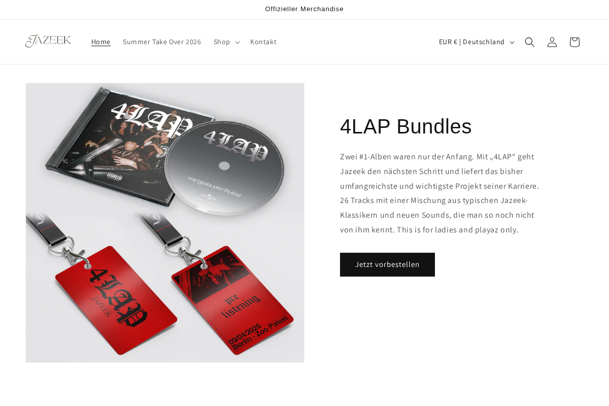 JAZEEK homepage screenshot