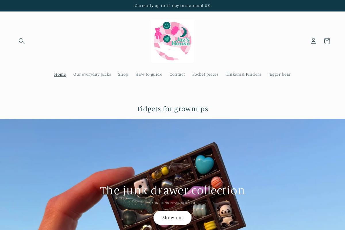 jazshouse.com homepage screenshot