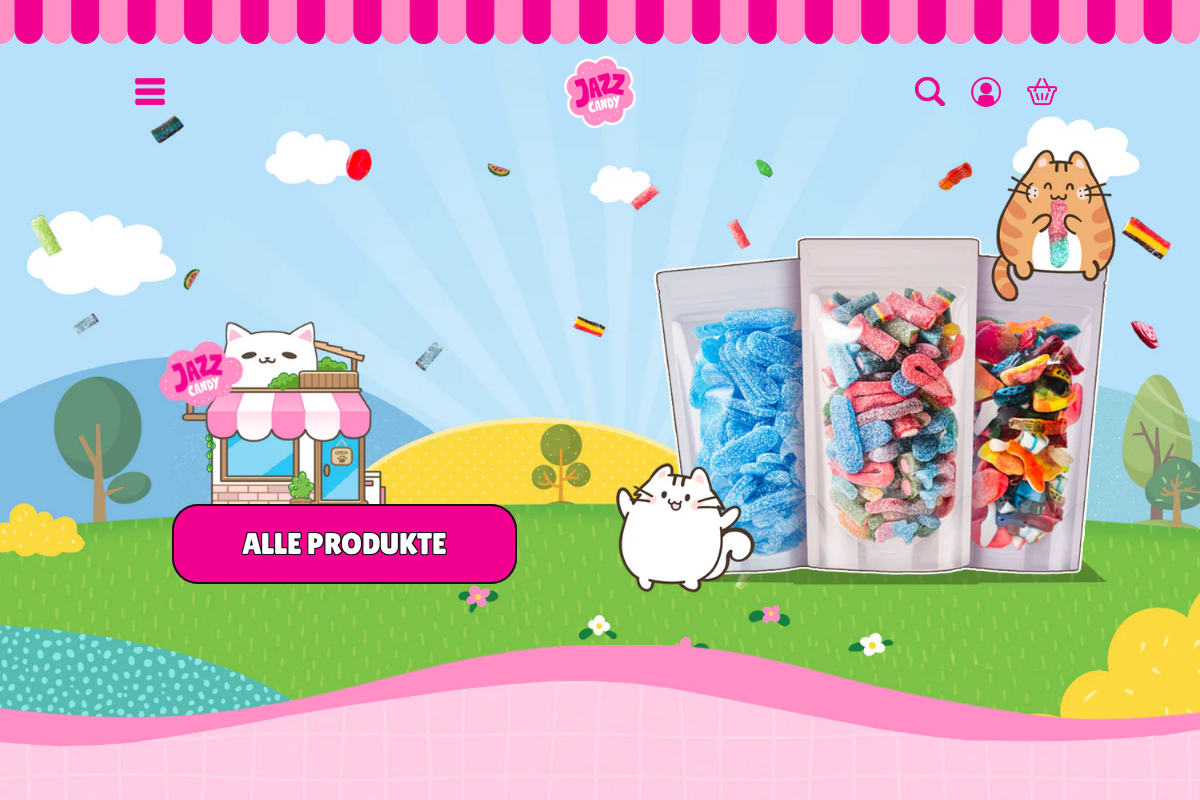 Jazz Candy homepage screenshot