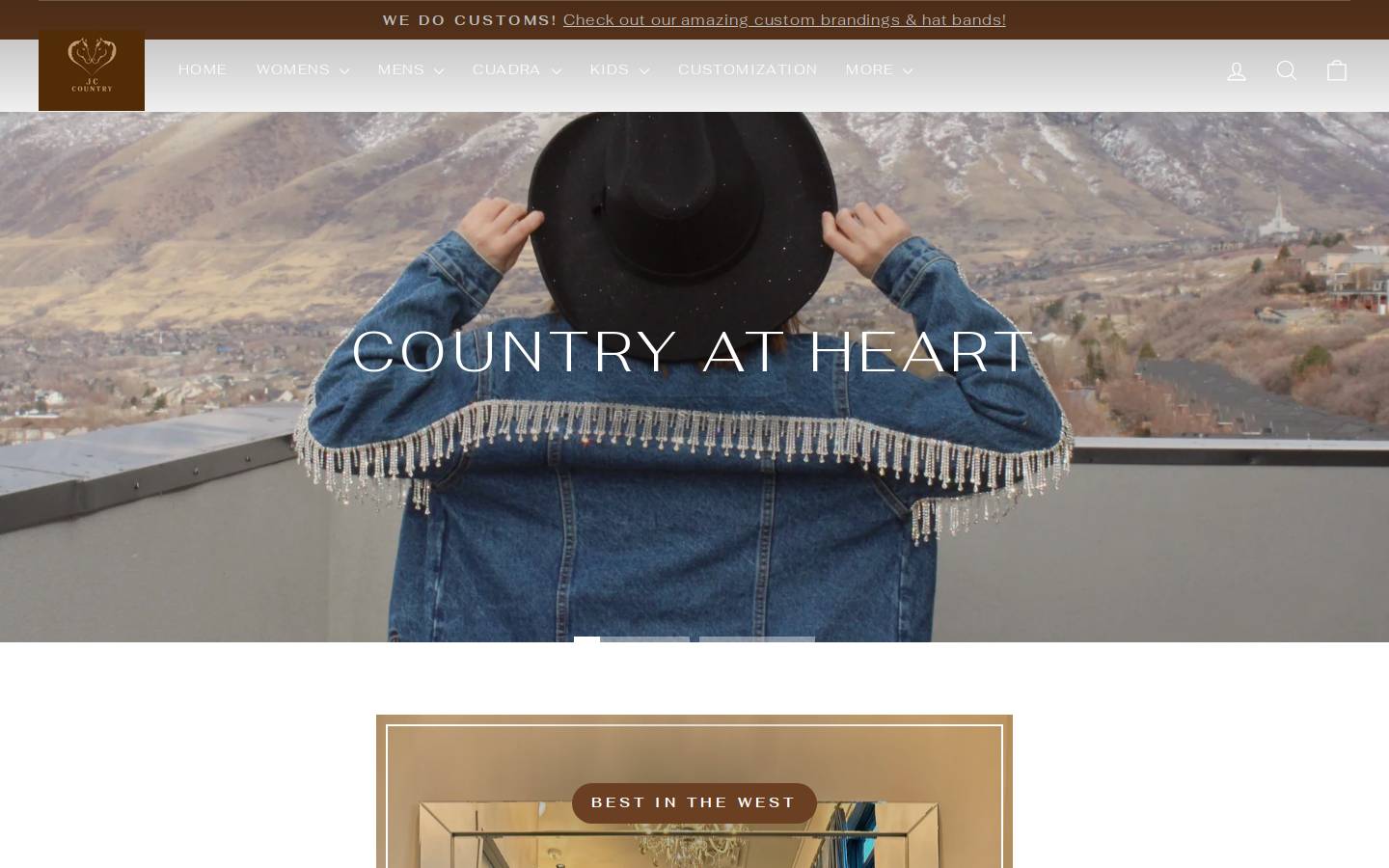 jazzyhats.com homepage screenshot