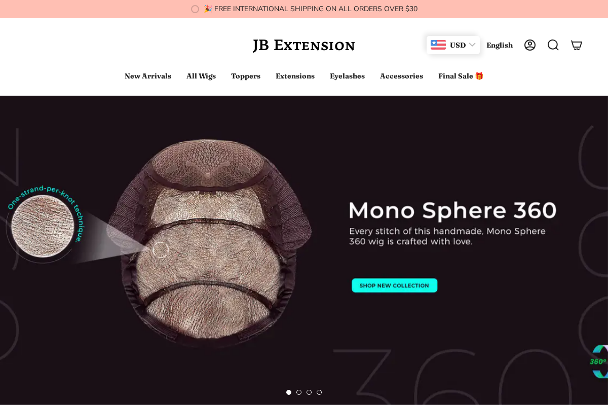 jbextension.com homepage screenshot