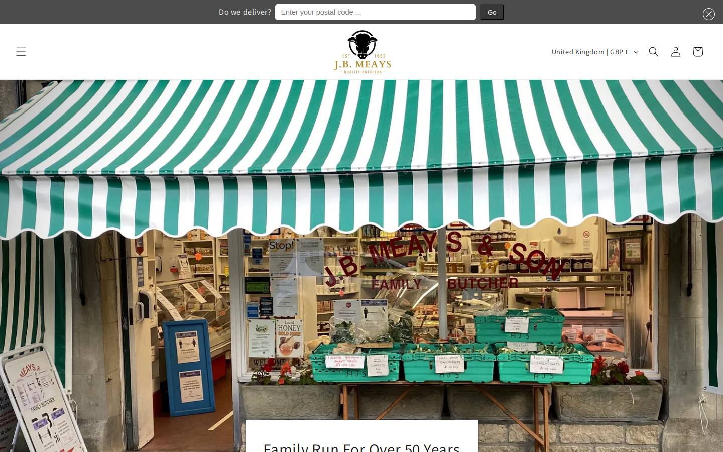 jbmeays.com homepage screenshot
