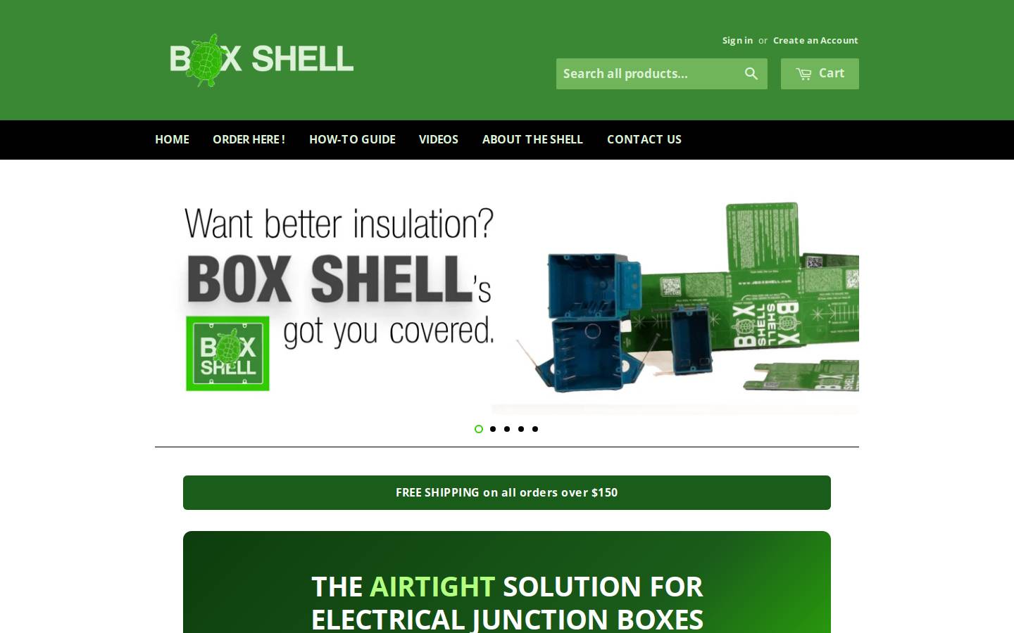 jboxshell.com homepage screenshot