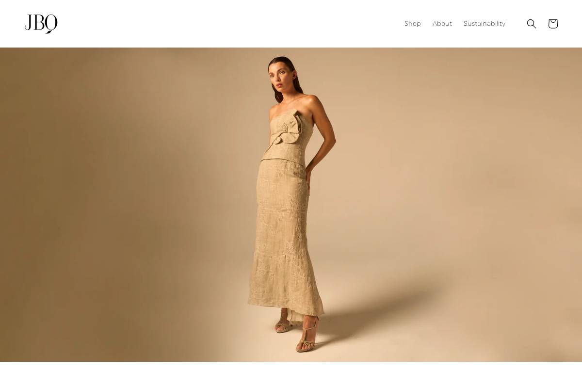 jbqthelabel.com homepage screenshot