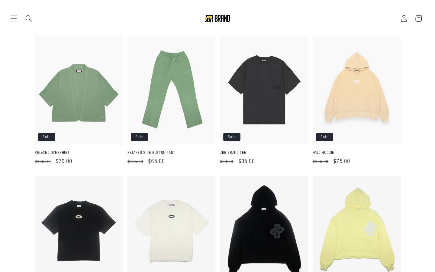 jbr-brand.com homepage screenshot