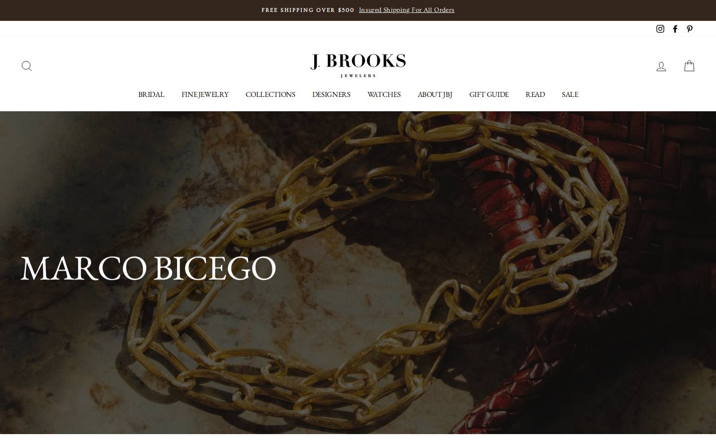 jbrooksjewelers.com homepage screenshot