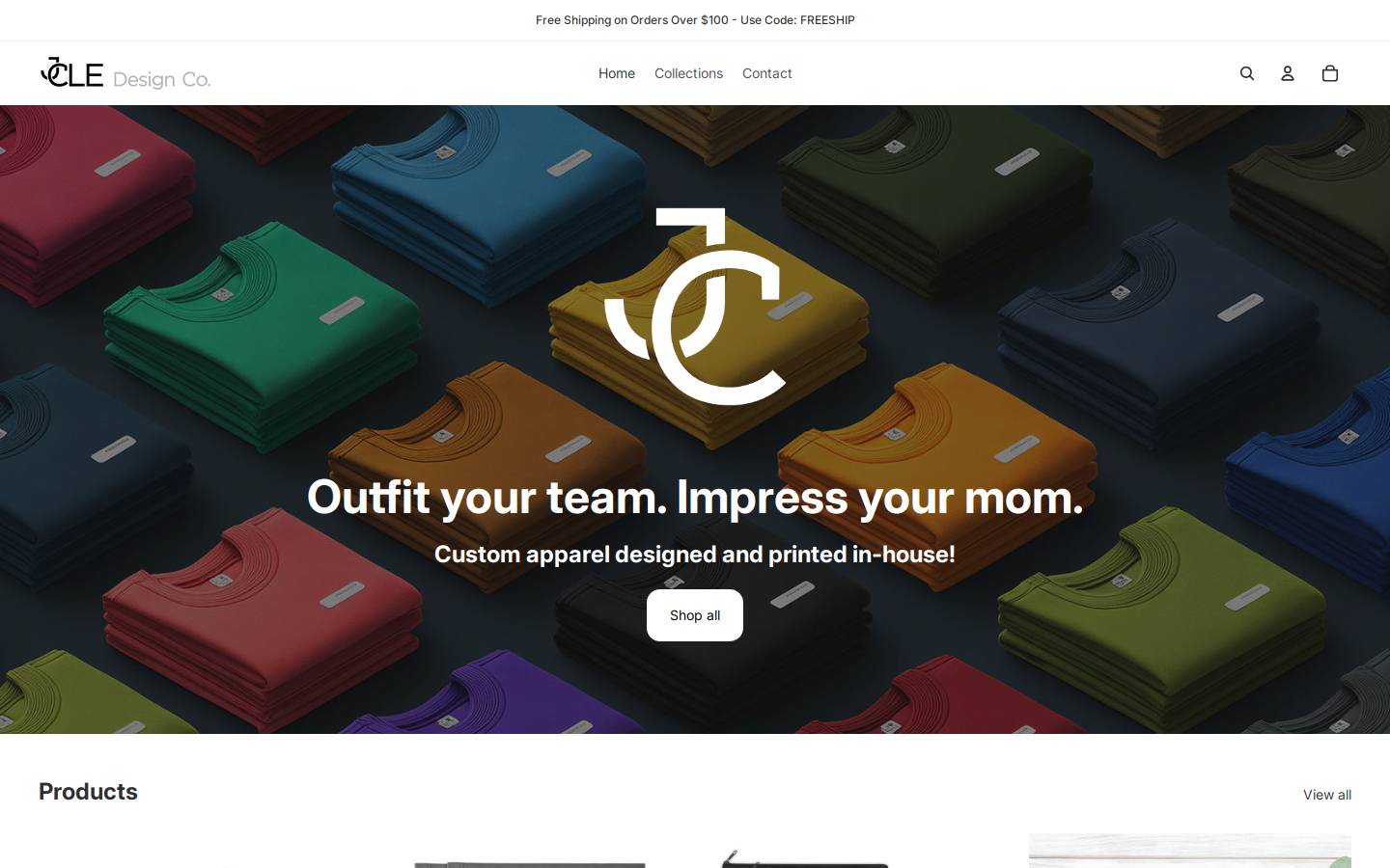 jcledesignco.com homepage screenshot