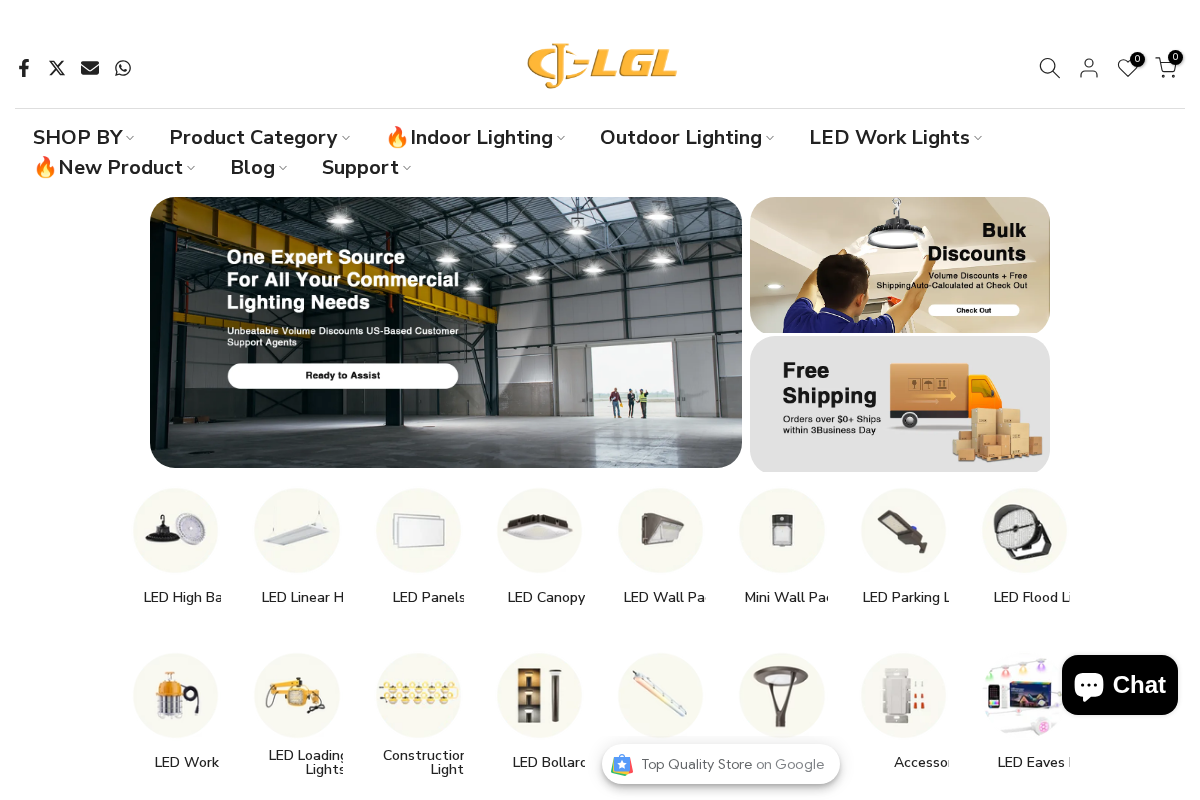 JC-LGL LED homepage screenshot