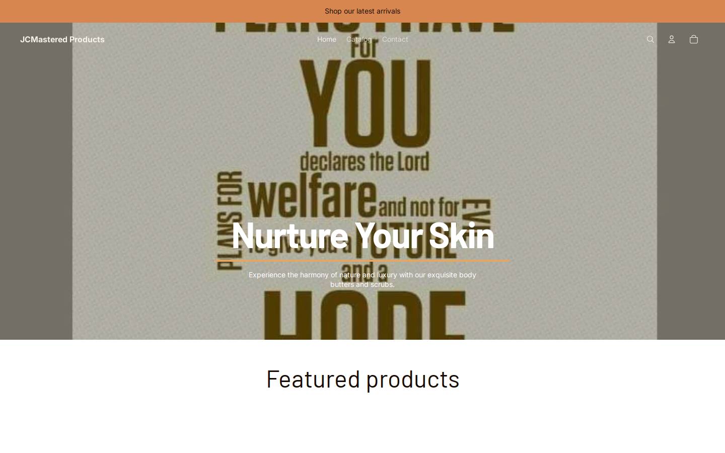 jcmasteredproducts.com homepage screenshot