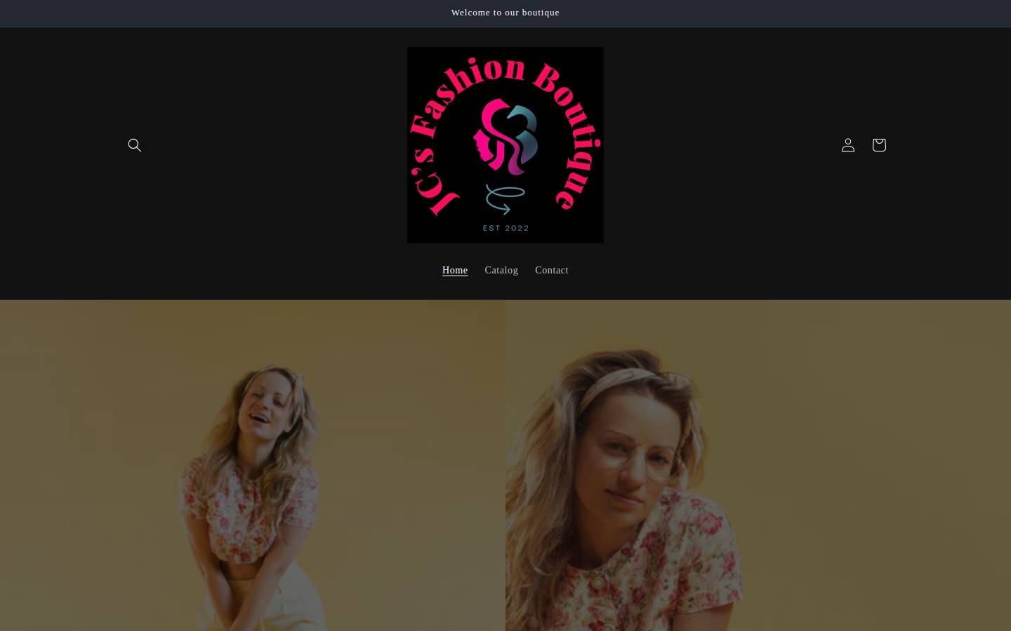 jcsluxurycloset.com homepage screenshot