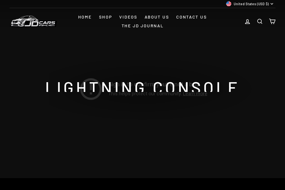 JD Cars homepage screenshot