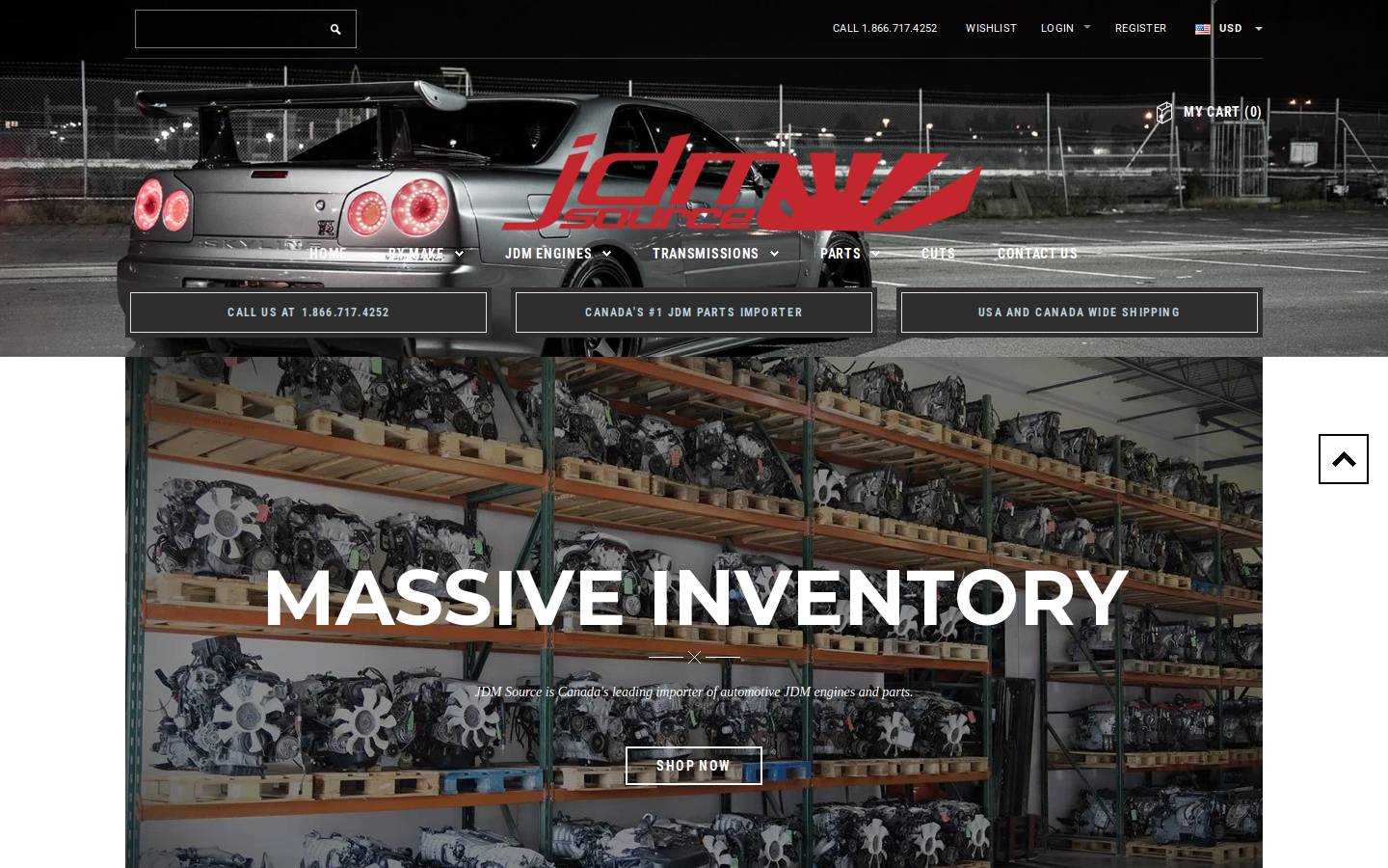 jdmsource.ca homepage screenshot
