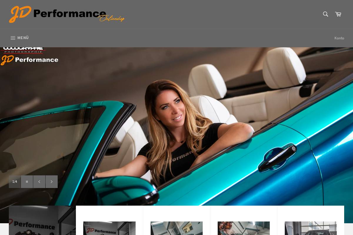 jdp-shop.de homepage screenshot