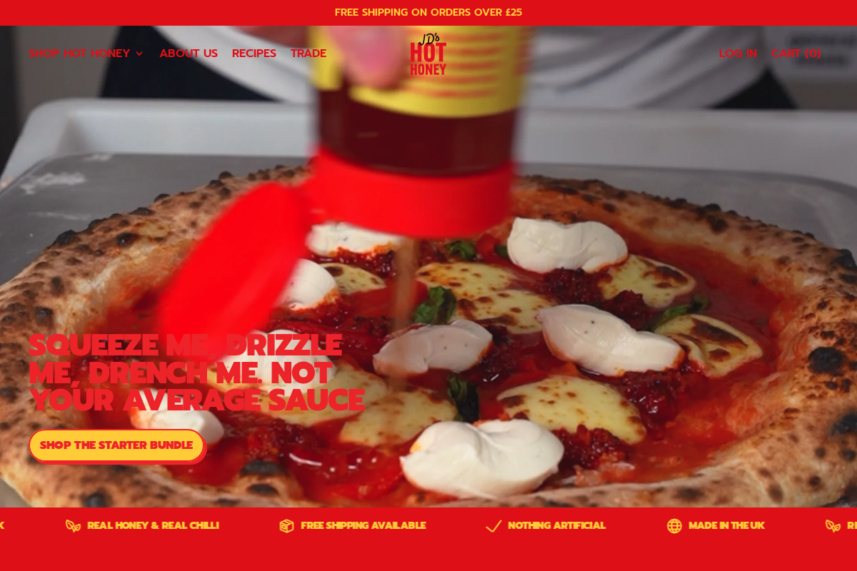 Jdshothoney homepage screenshot