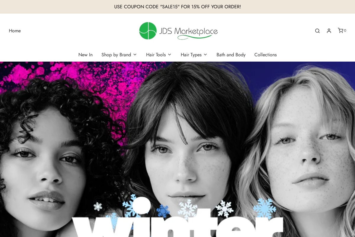 jdsmarketplace.com homepage screenshot