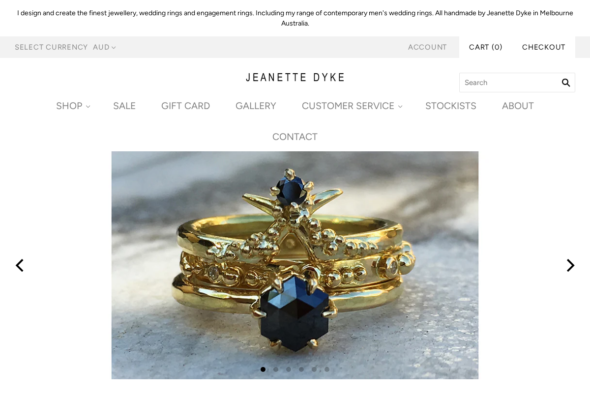 Jeanette Dyke homepage screenshot